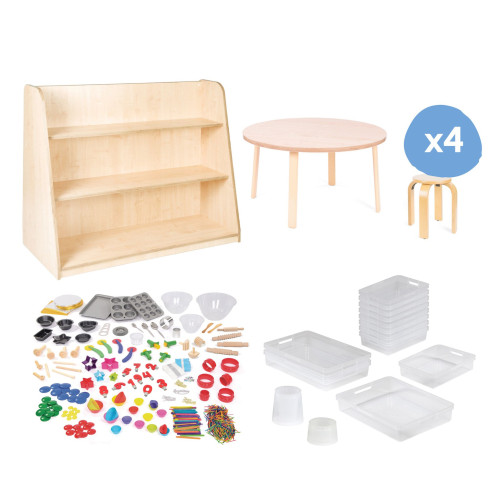 Complete Dough Area Set 4-5yrs (with HLSU2, ROT53 & 4xStools31)