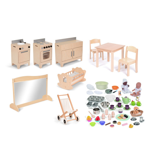 Complete Domestic Role Play Area Set 2-3yrs (with resource)