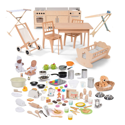 Complete Home Corner Role Play Area Set 3-4yrs