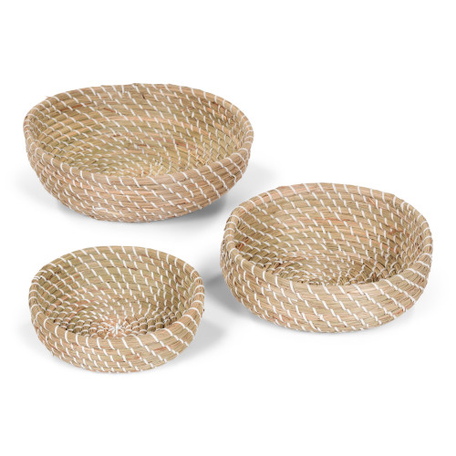 Set of Round Natural Bowls