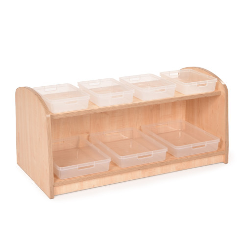 Extra Low Level Unit With Plastic Trays (Transparent)