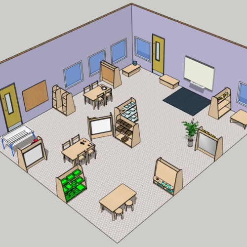 Medium Complete Classroom 5-7yrs CAD