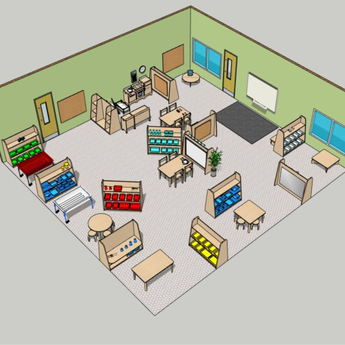 Medium Complete Classroom 4-5yrs CAD