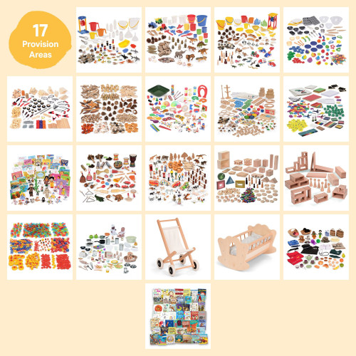 Large Classroom Resources Collection 3-4yrs (approx 80sqm)