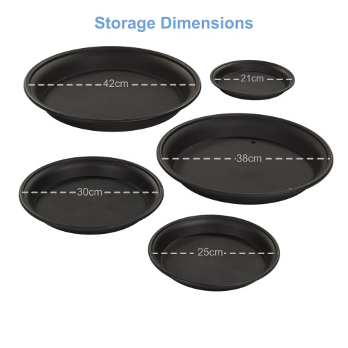 Set Of Graduated Round Tray
