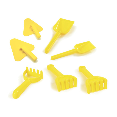 Set Of Yellow Sand Tools