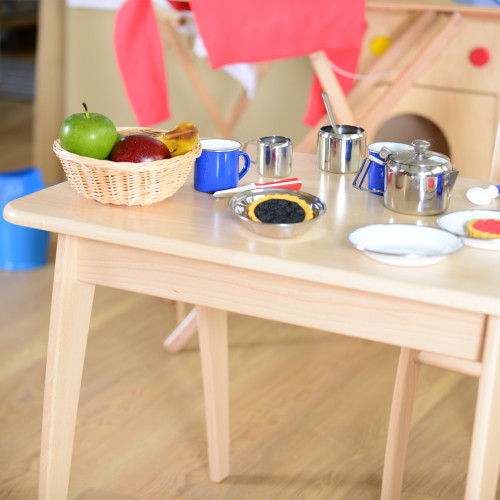 Home Corner Role Play Kitchen Table and 2 chairs