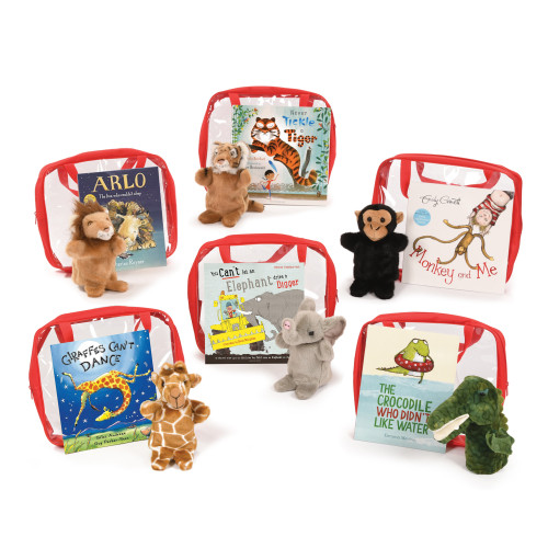 Set of 8 Going Home Bags Wild Animals Collection 3-6yrs