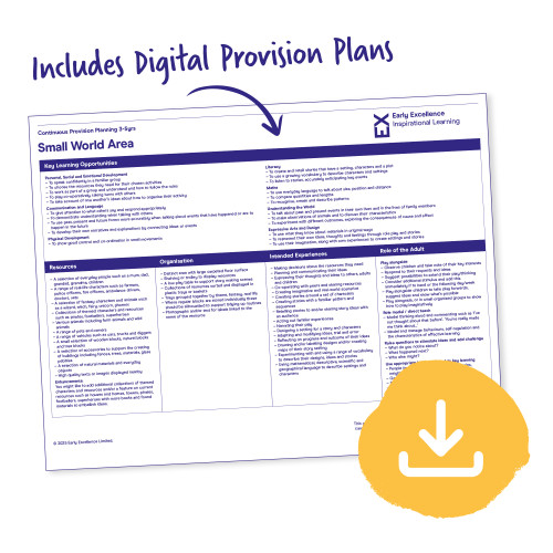 The EEx Guide to Continuous Provision 3-7yrs Set - Printed Copies & Digital Provision Plans