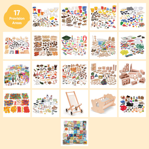 Large Classroom Resources Collection 3-4yrs (approx 80sqm)
