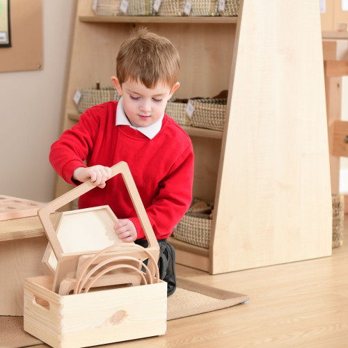 Mid Level Shelving Unit