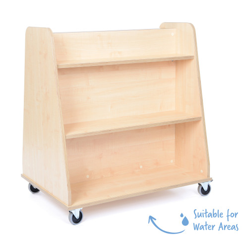 Water Area Mobile Double Sided Shelving Unit