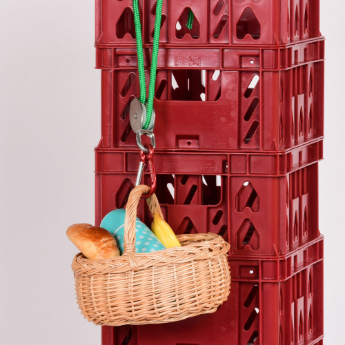 Set Of Baskets And Pulleys