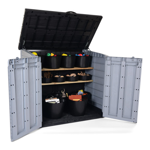 Compact Store with Black Trugs Storage Set