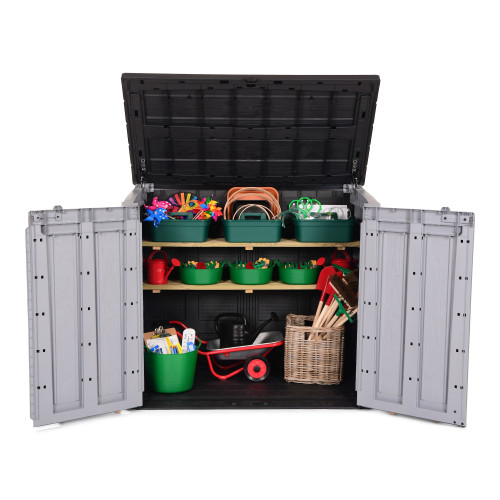 Outdoor Compact Store With Equipped Gardening And Nature Investigations