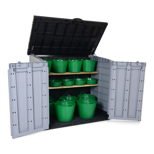 Compact Store with Green Storage Trugs