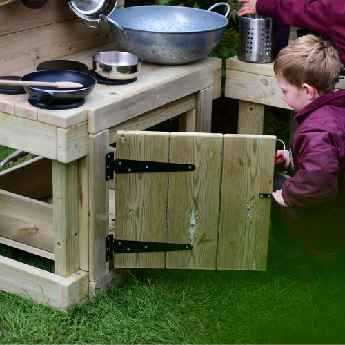Mud Kitchen Bench with Hob