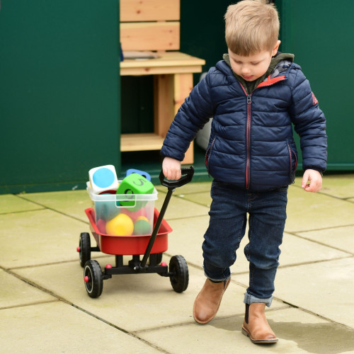 Early Years Outdoor Red Trolley