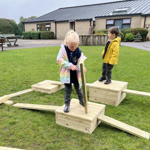 Set of Platforms and Planks