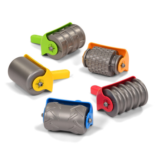 Set of Outdoor Patterned Sand Rollers