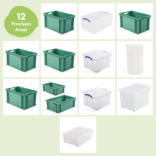 Large Outdoor Classroom 2-3yrs Storage Solution 