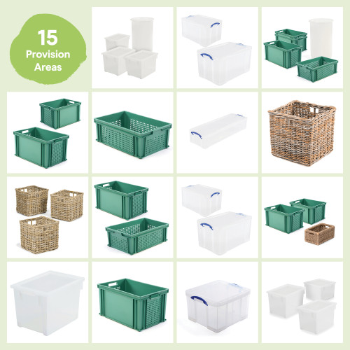 Large Outdoor Classroom 3-7yrs Storage Solution