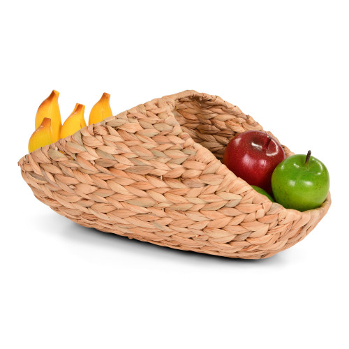 Woven Carry Basket with Fruit