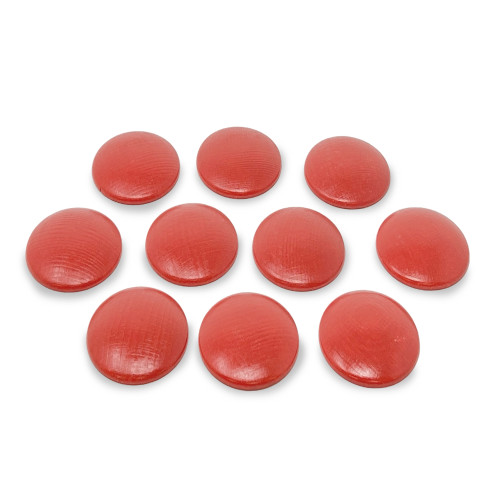 Red 6cm Discs (10pcs) 