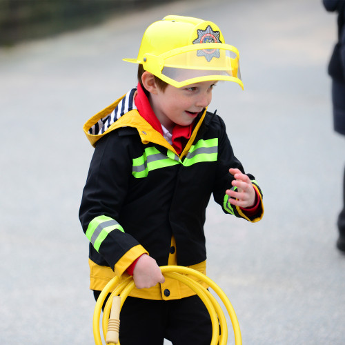Set of 2 Firefighter Jackets & Hats