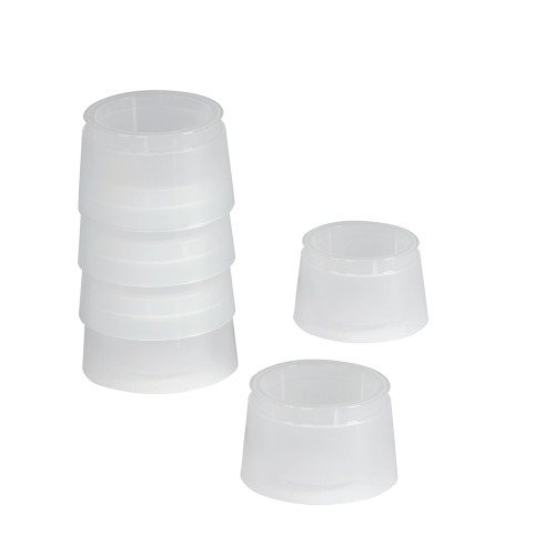 Short Storage Pots Transparent