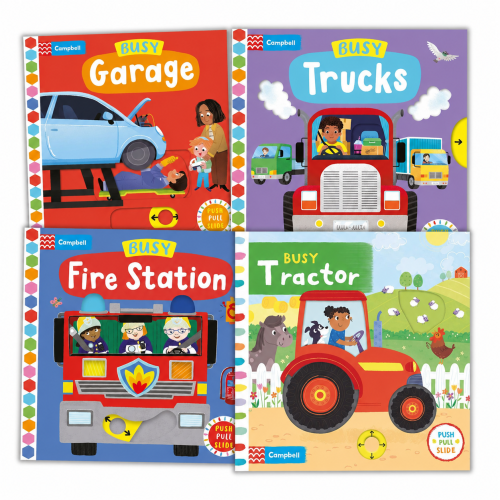 Small World Vehicles Book Set 2-3yrs