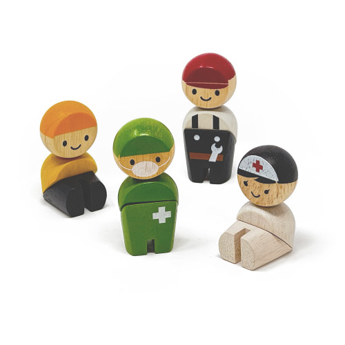 Wooden Rescue Crew Set