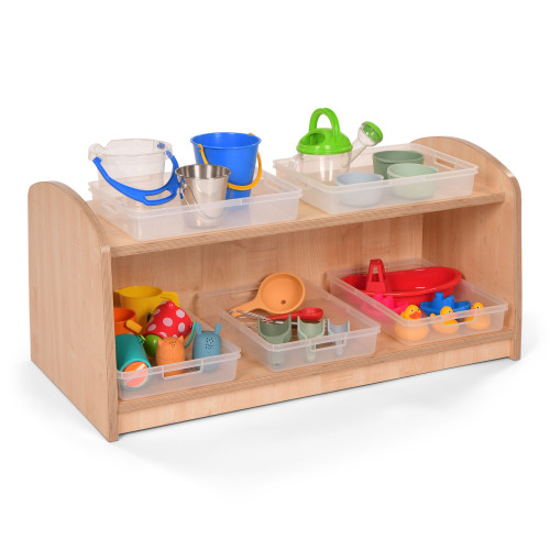 Wet Area Extra Low Level Closed Shelving Unit