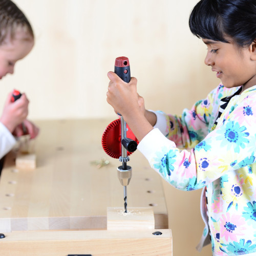 Drill and Set of Drill Bits Early Years Workshop