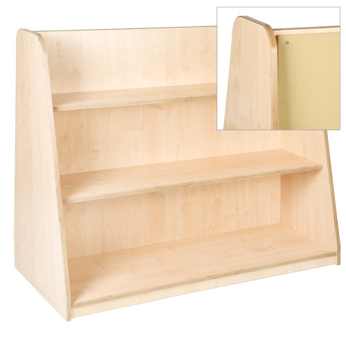 High Level Shelving Unit with Display Board
