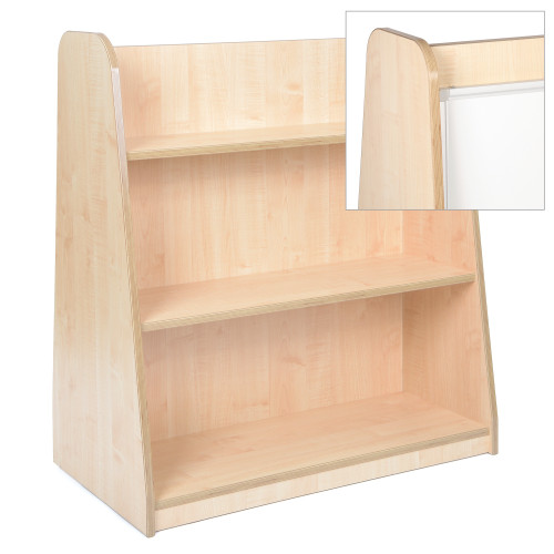 Mid Level Shelving Unit with White Board