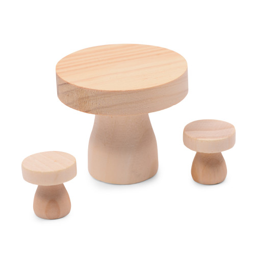 Small World Mini Wooden Fairy Dining Set