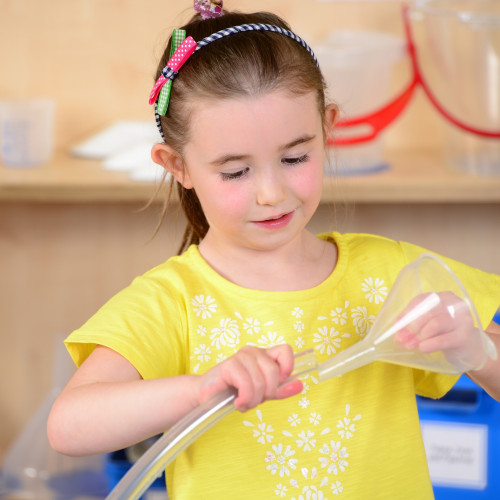 Set of Water play Transparent Tubing, Pots and Basters