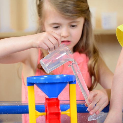 Set of Water play Transparent Cylinders, Jugs and Beakers
