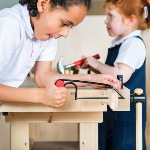 Early Years Woodwork Bench Height 64cm