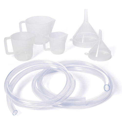 Set of Jugs, Funnels & Tubing