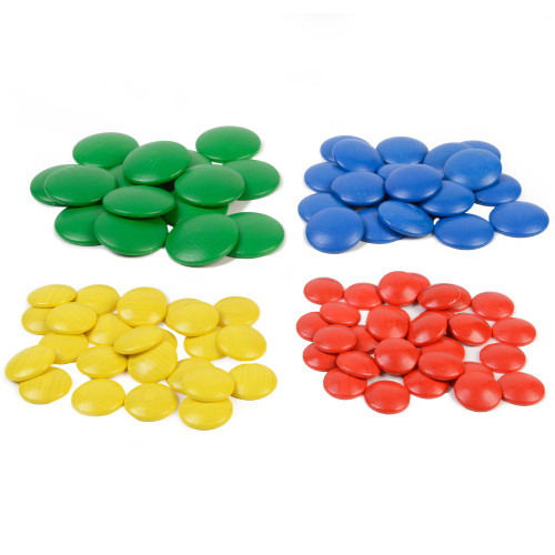 Set of Coloured Sorting Discs