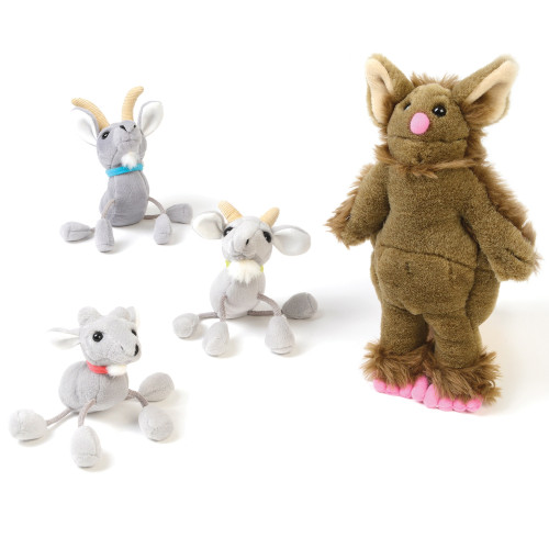 Three Billy Goats Gruff Finger Puppets