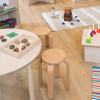 Natural Stackable Stool Set (35cm leg)