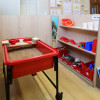 Wet Sand Tray with Wooden Shelf 3-7yrs