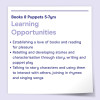 Complete Books & Puppets Area Set 5-7yrs