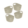 Mobile Double Sided Cloakroom Unit with Plastic Trug Set