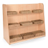 High Level Shallow Rectangle Seagrass Basket Set