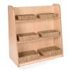 Mid Level Shallow Rectangle Seagrass Basket Set