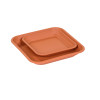 Set of Coloured Square Trays